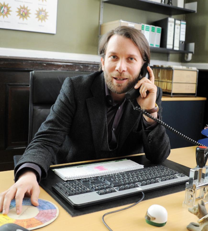 Mr. Wichtig: Christian im Polizeipräsidium