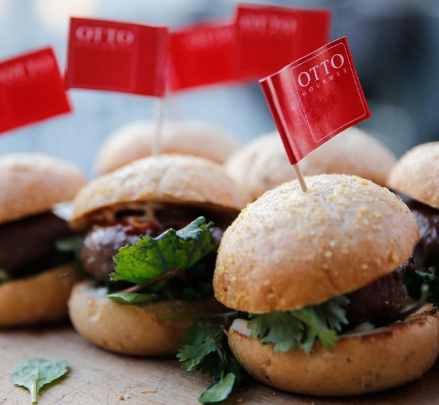 Klein aber oho! Es gab unter anderem Mini-Hamburger frisch vom Grill