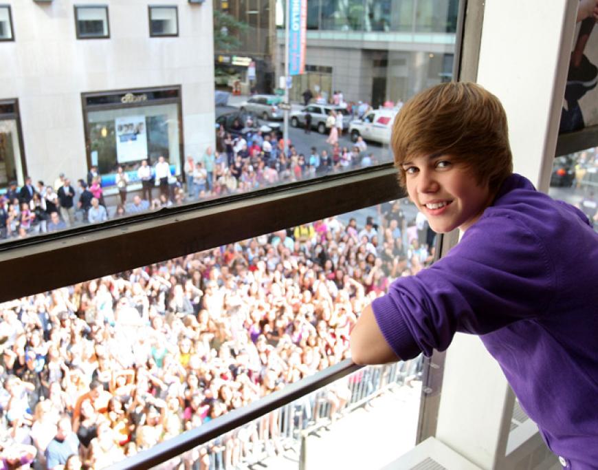 Auf seine Fans war Justin Bieber von Anfang an stolz