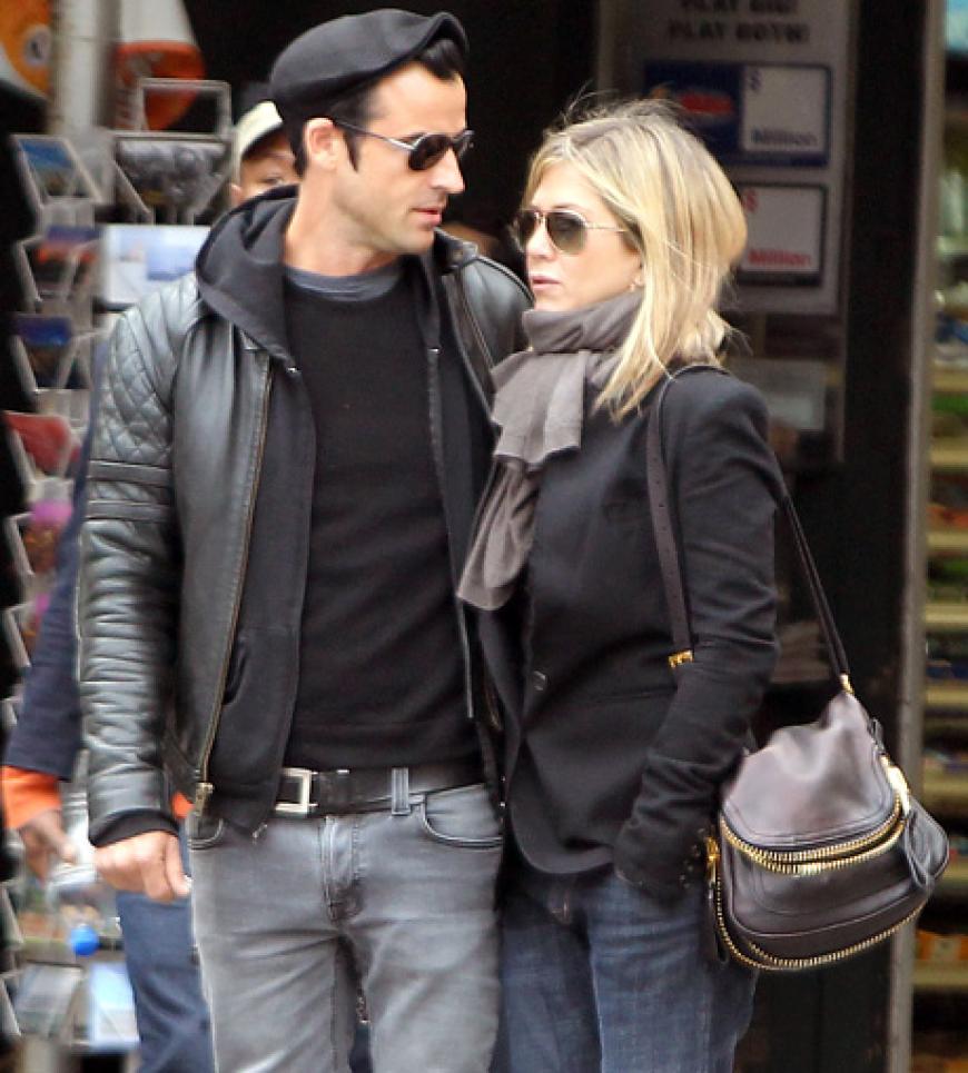 Justin Theroux und Jennifer Aniston in New York. Das Paar hält ihre Beziehung so gut es geht aus der Öffentlichkeit