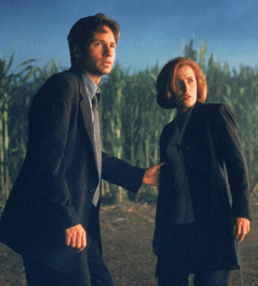 Dana Scully und Fox Mulder in