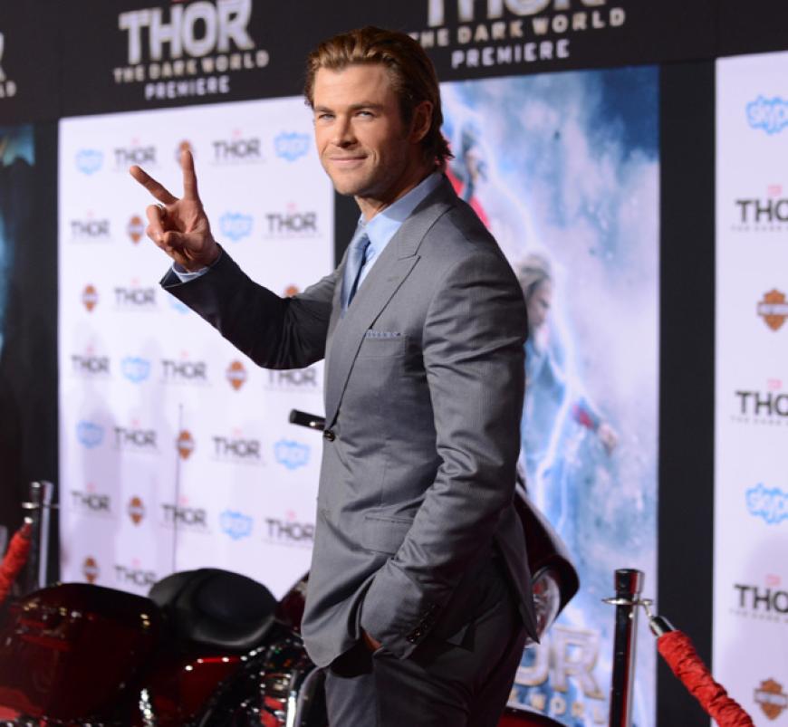 Gut gelaunt: Chris Hemsworth