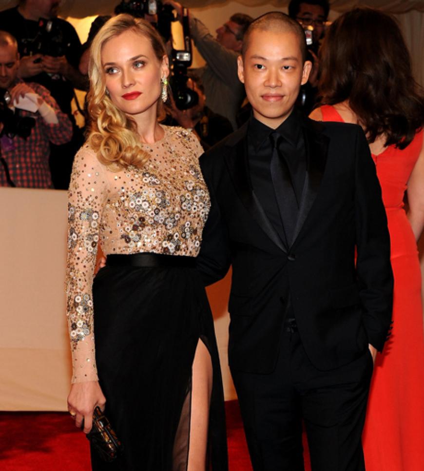 Die deutsche Hollywood-Beauty Diane Kruger kam gemeinsam mit Designer Jason Wu zum Mode-Event der Superlative