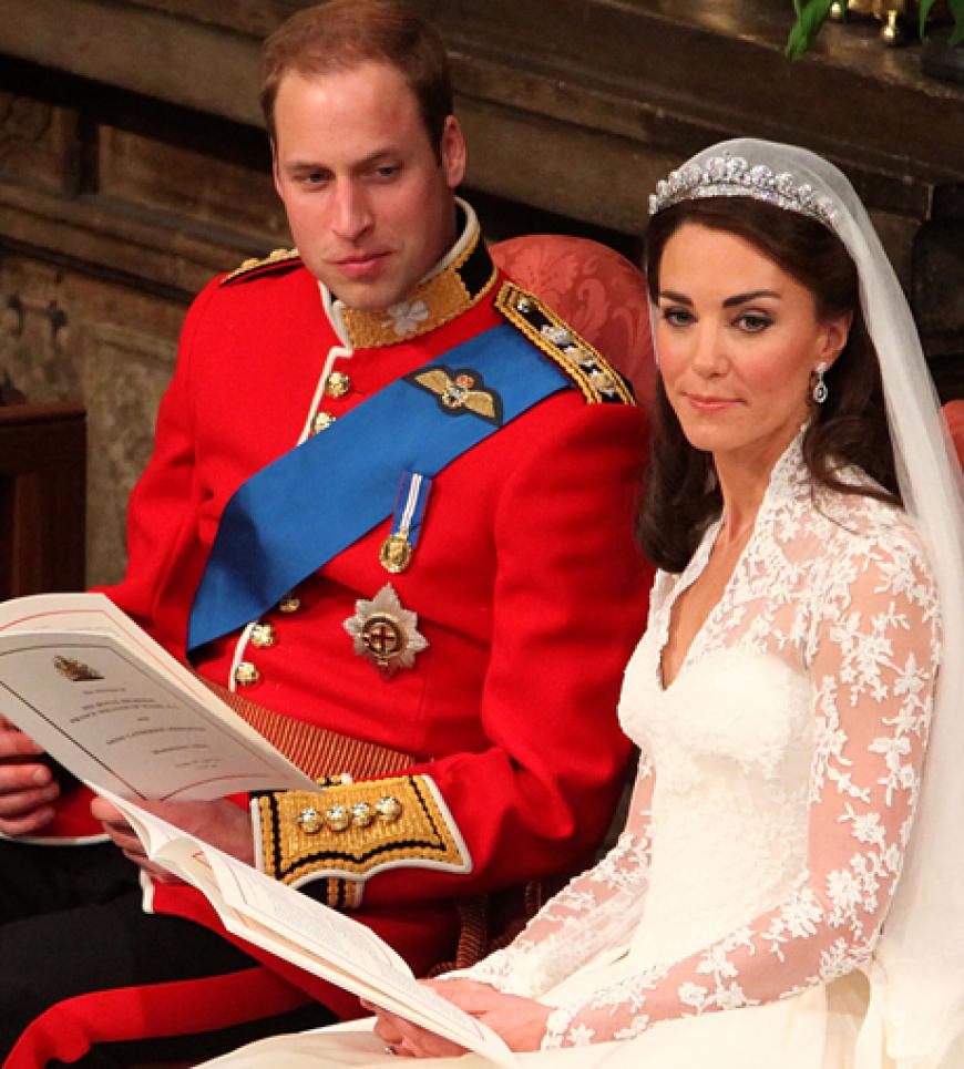 Kate und William lauschen dem Gottesdienst