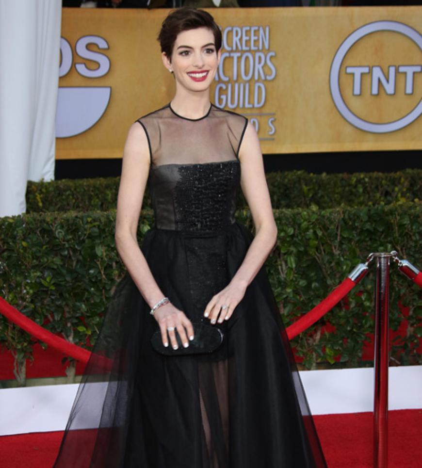 Anne Hathaway räumte bei den SAG-Awards den Preis als beste Nebendarstellerin für ihre Rolle in