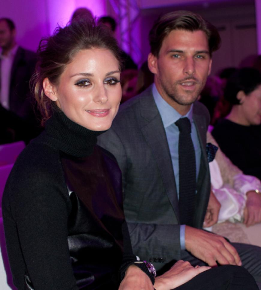 Promis auch bei der Show von Basler: It-Girl Olivia Palermo reiste mit ihrem Feund, dem deutschen Model Johannes Hübl, aus New York an!