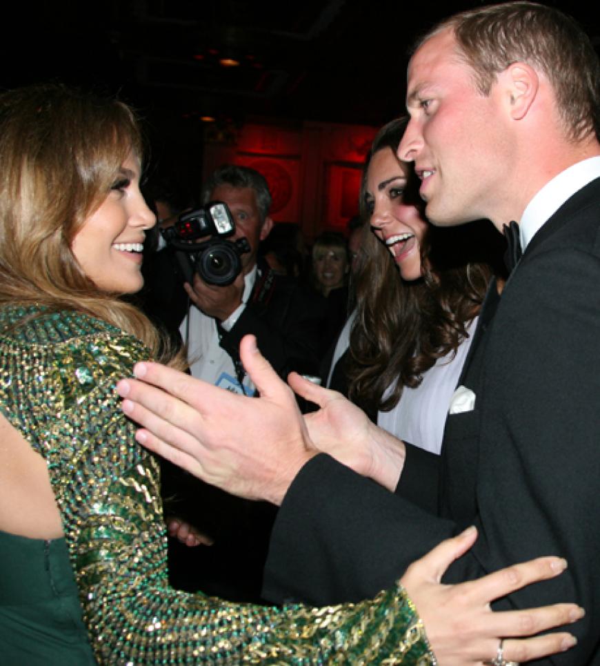 Jennifer Lopez konnte sich ein Gespräch mit dem britischen Royals nicht entgehen lassen