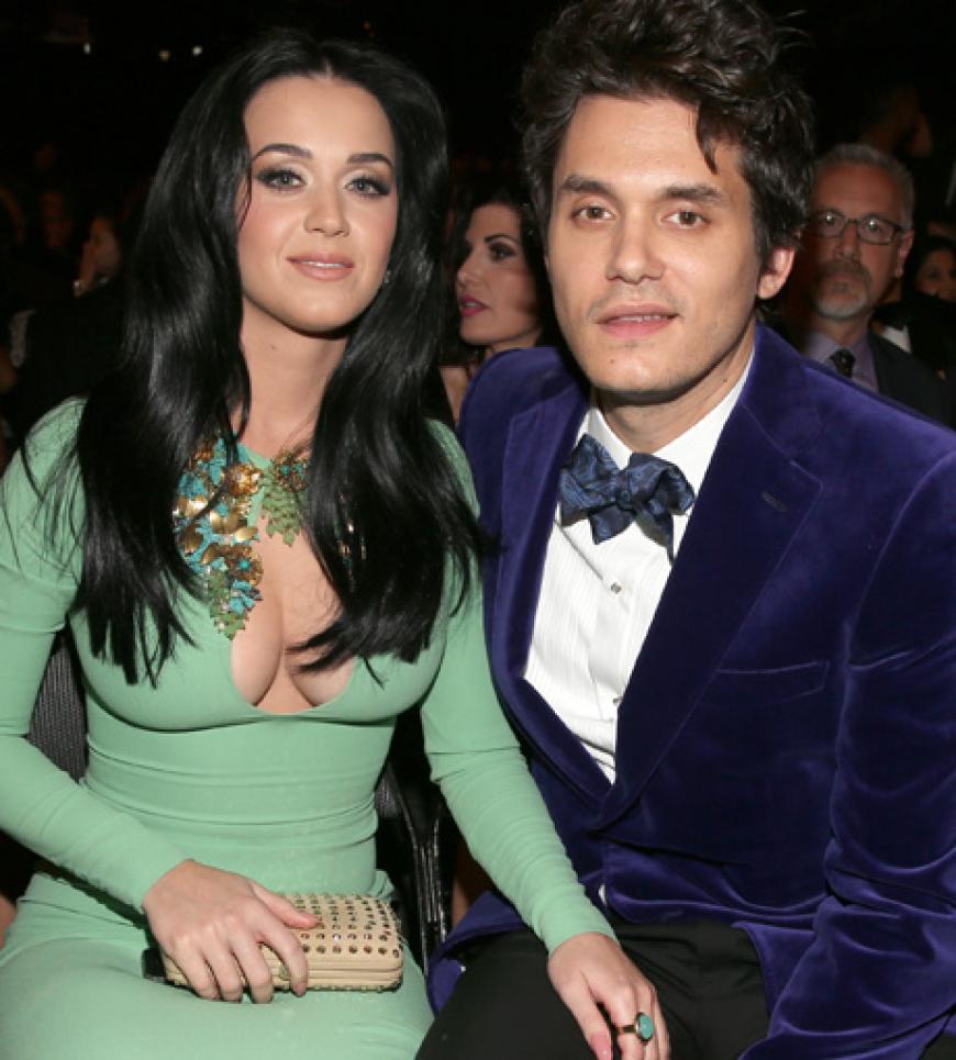 Turtelten ebenfalls den ganzen Abend: Katy Perry und Lover John Mayer