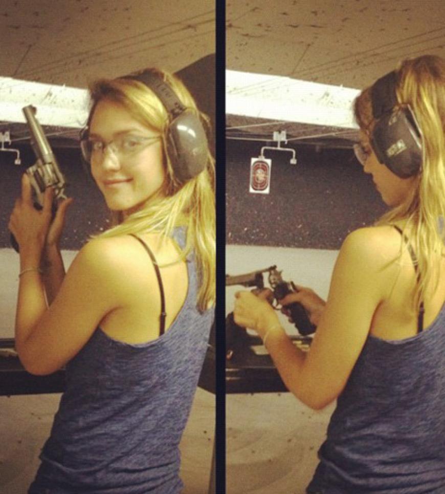 Jessica Alba beim Training für den zweiten Teil von 'Sin City'