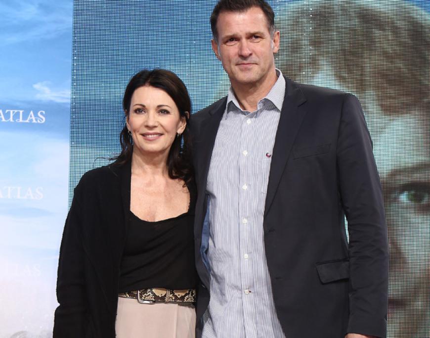 Schauspielerin Iris Berben brachte ihren Partner Heiko Kiesow mit zur Premiere
