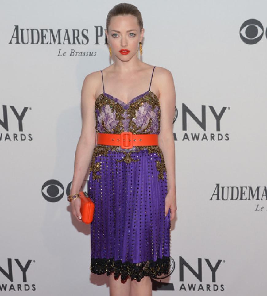 Schaute hingegen ganz ernst: Amanda Seyfried