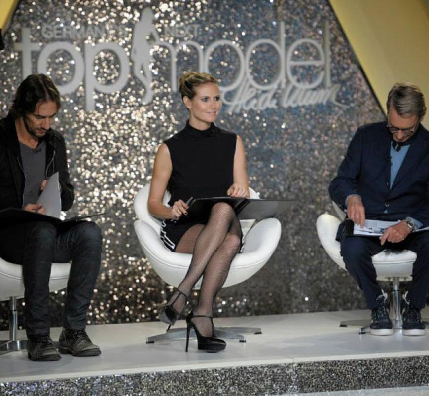 Die knallharte Jury: Thomas Hayo, Heidi Klum und Wolfgang Joop
