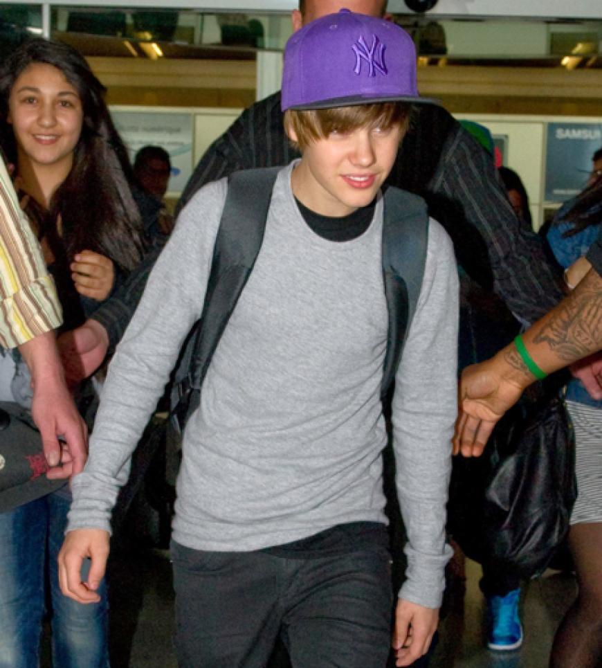 Justin Bieber ganz lässig in Paris