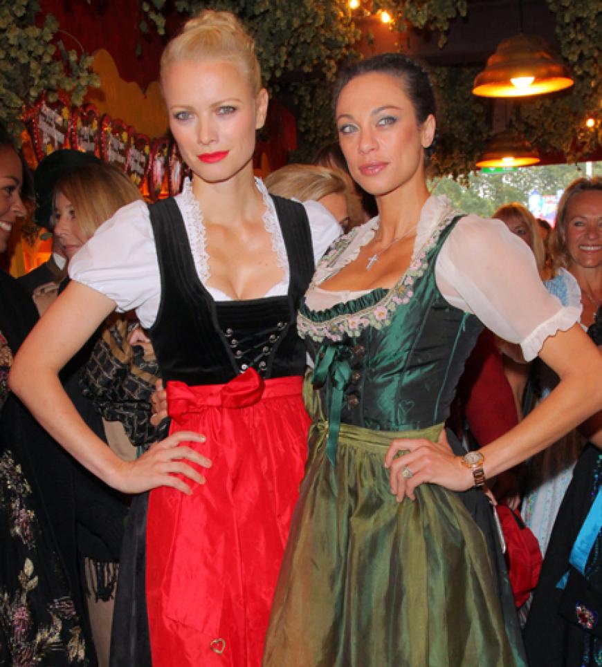 Franziska Knuppe und Lilly Becker posierten für ein gemeinsames Fotor