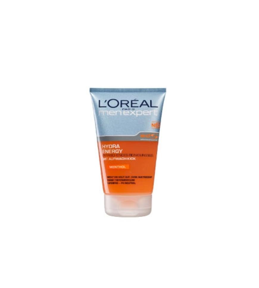 Für das Gesicht: Men Expert Hydra Energy Erfrischendes Reinigungsgel von LOréal Paris, 150 ml ca. 4 Euro