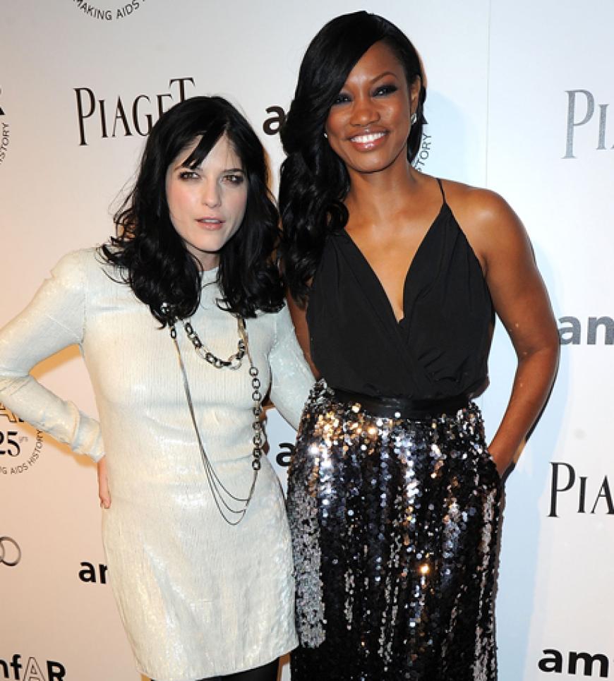 Lächeln, bitte! Selma Blair mit Schauspielerin und Model Garcelle Beauvais