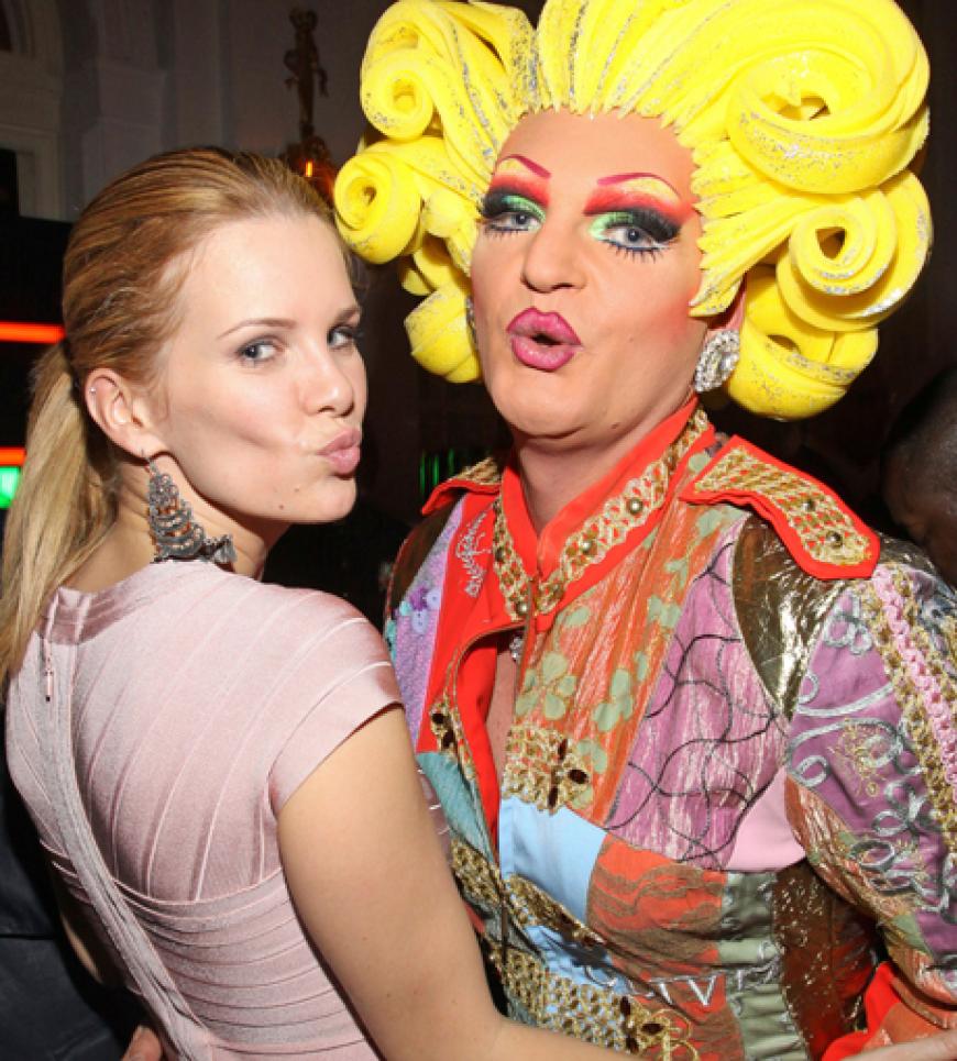 Monica Ivancan und Olivia Jones