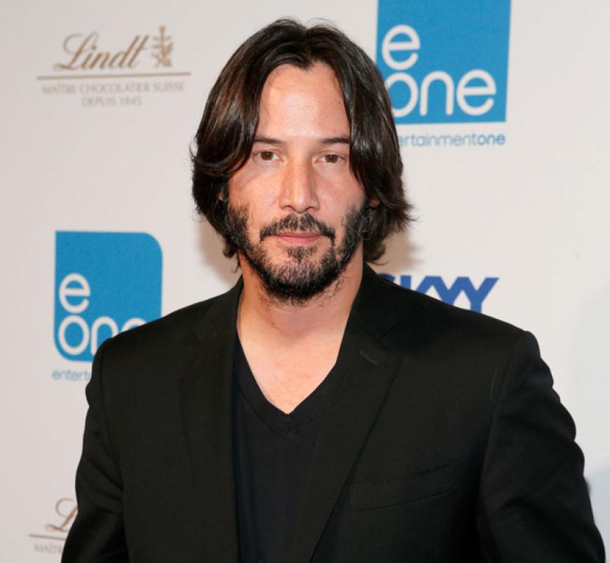 Den gibt's ja noch! Keanu Reeves kam ebenfalls nach Toronto. i