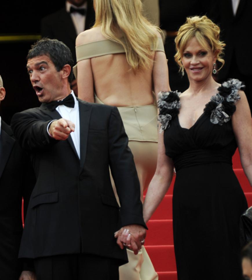 Da staunte selbst Antonio Banderas mit Ehefrau Melanie Griffith nicht schlecht. So viel Glamour auf einmal hat man sonst nur bei den Oscars