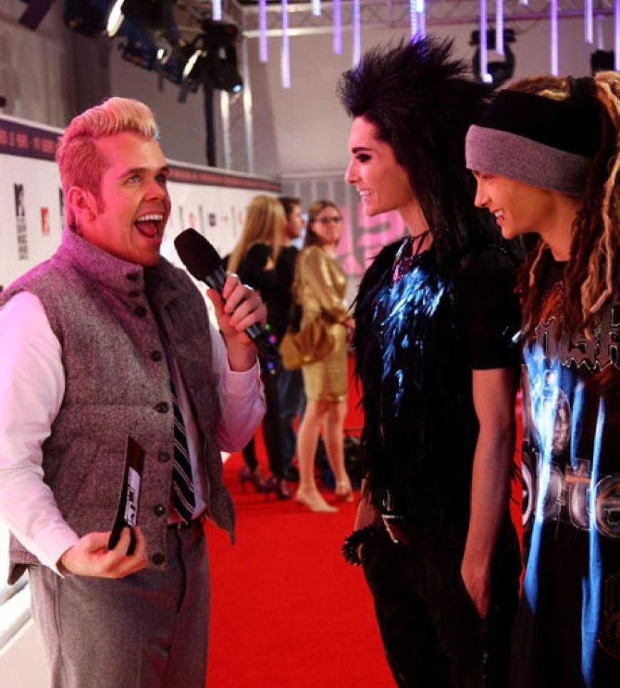 Perez Hilton und Bill und Tom Kaulitz