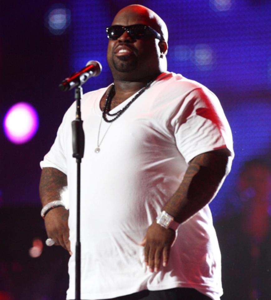 Musik-Schwergewicht Cee Lo Green kam extra aus den USA angereist und gehörte zu den ausgewählten Stars, die auf dem Tribute-Konzert performen durften