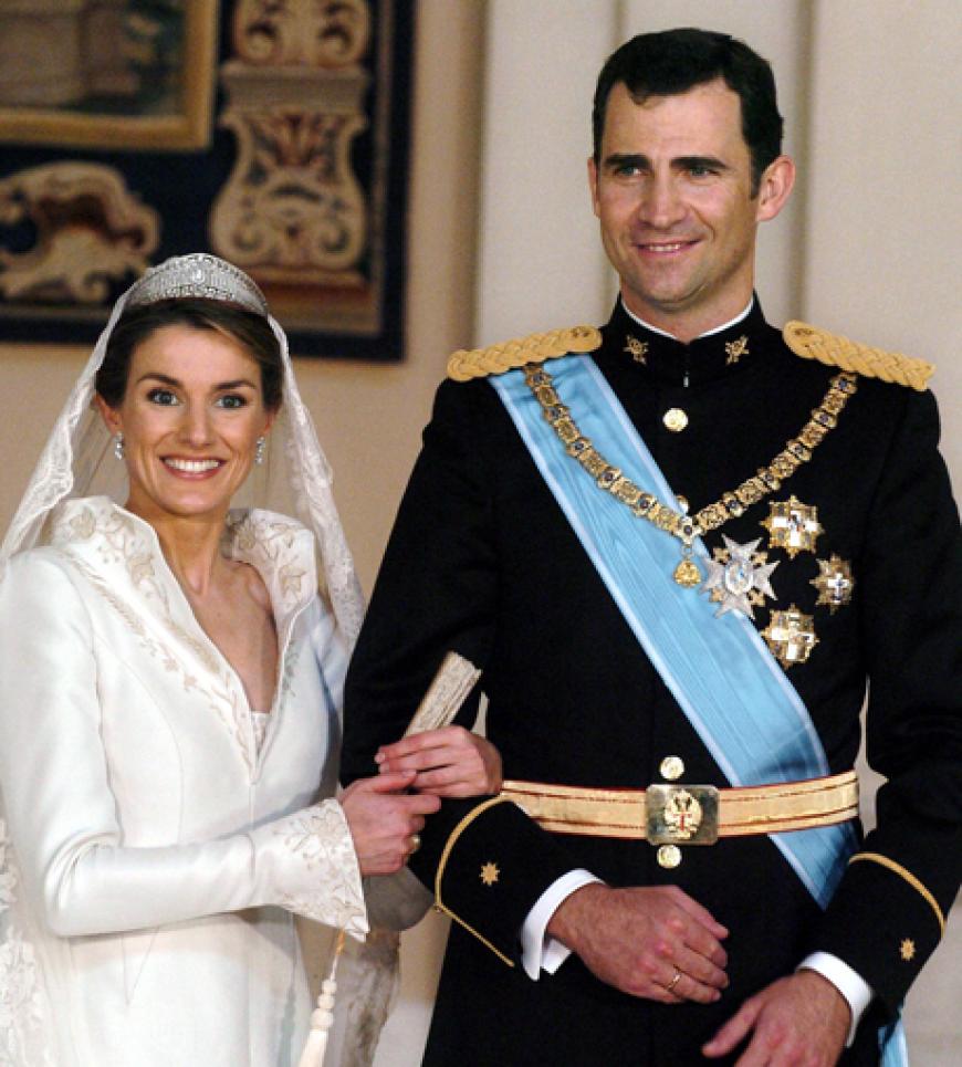 Nur acht Tage später, am 22. Mai 2004, heirateten der spanische Thronfolger Felipe und Letizia Ortiz Rocasolano