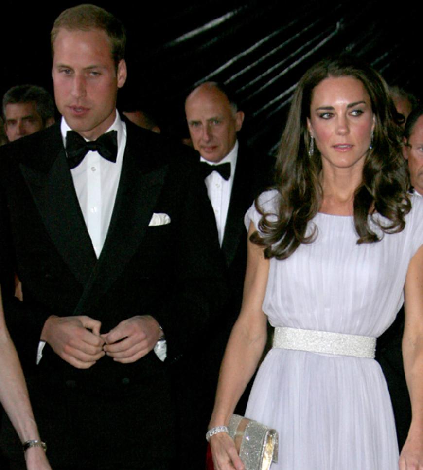 Sie waren die Stargäste des Abends: Kate und William