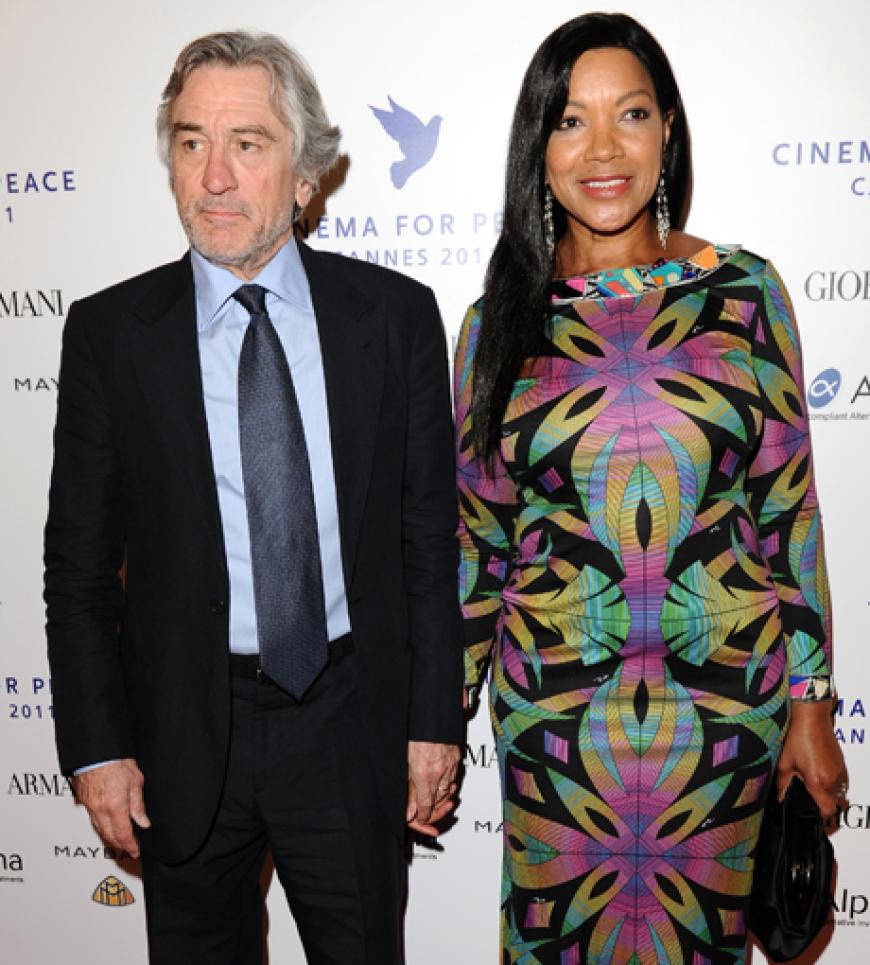 Jury-Chef Robert De Niro war natürlich auch geladen. Er kam in Begleitung seiner Frau Grace Hightower