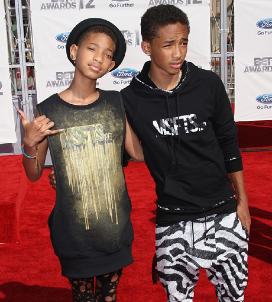Willow und ihr Bruder Jaden Smith in Posierlaune