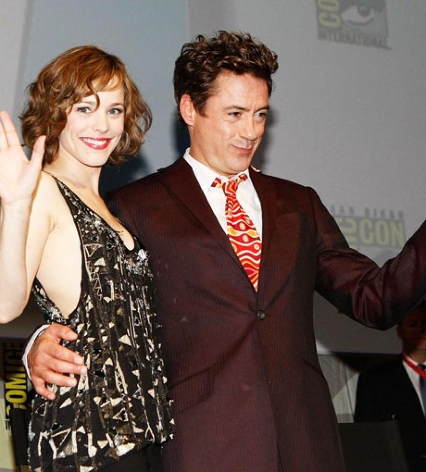 Ein schönes Kollegen-Paar: Rachel McAdams und Robert Downey Jr. stellen