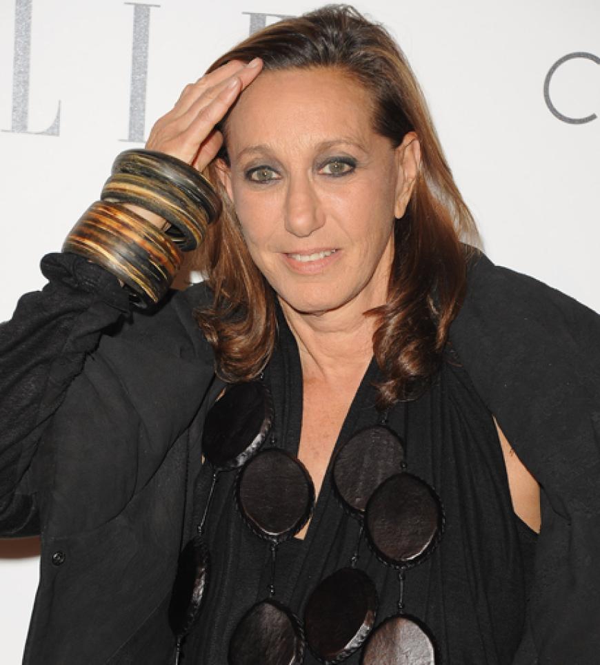 Durfte nicht fehlen: Star-Designerin Donna Karan