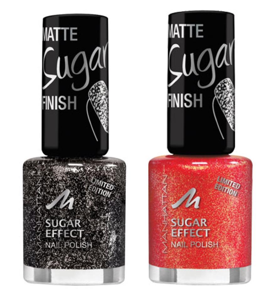 Lets sugar up! FuÌr ein dreidimensionales Finish mit innovativem Touch sorgen die Sugar Effect Nail Polishes in angesagten Farben