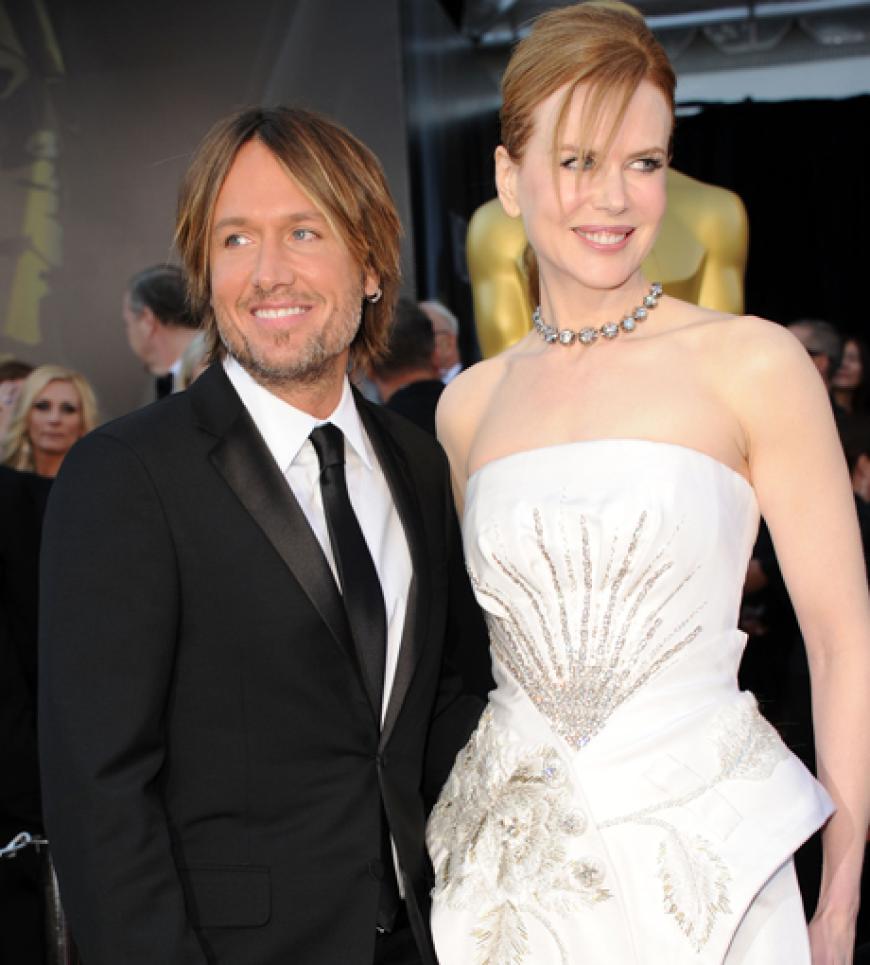 Keith Urban mit Partnerin Nicole Kidman