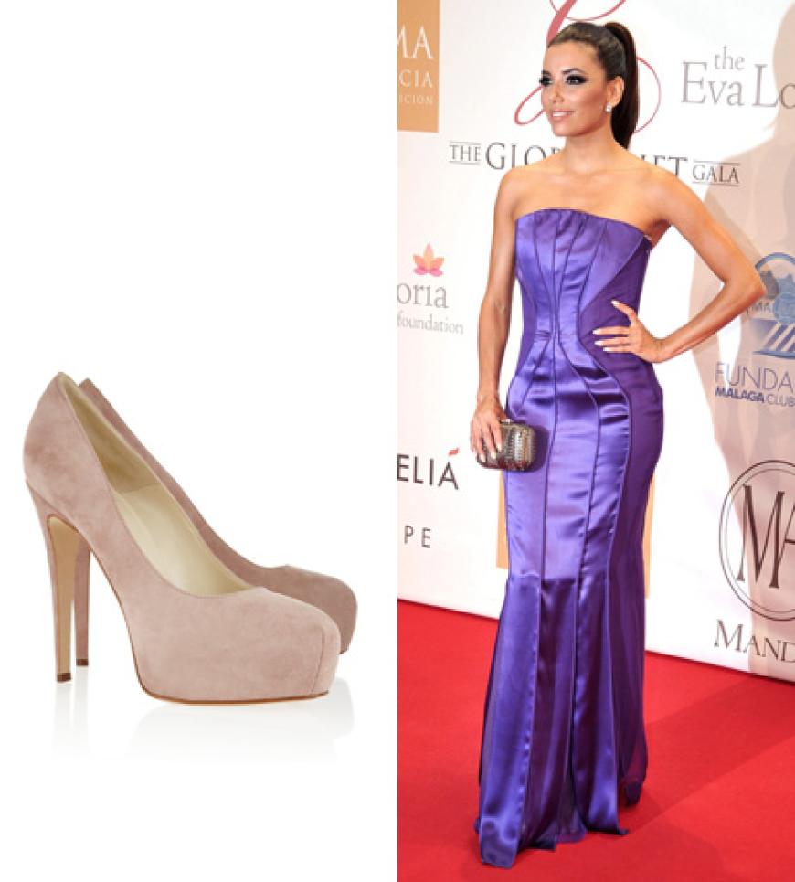 Eva Longoria liebt Schuhe vor allem die von Schuhdesigner Brian Atwood. âEr macht tolle, klassische Pumps in tollen Farben und Styles