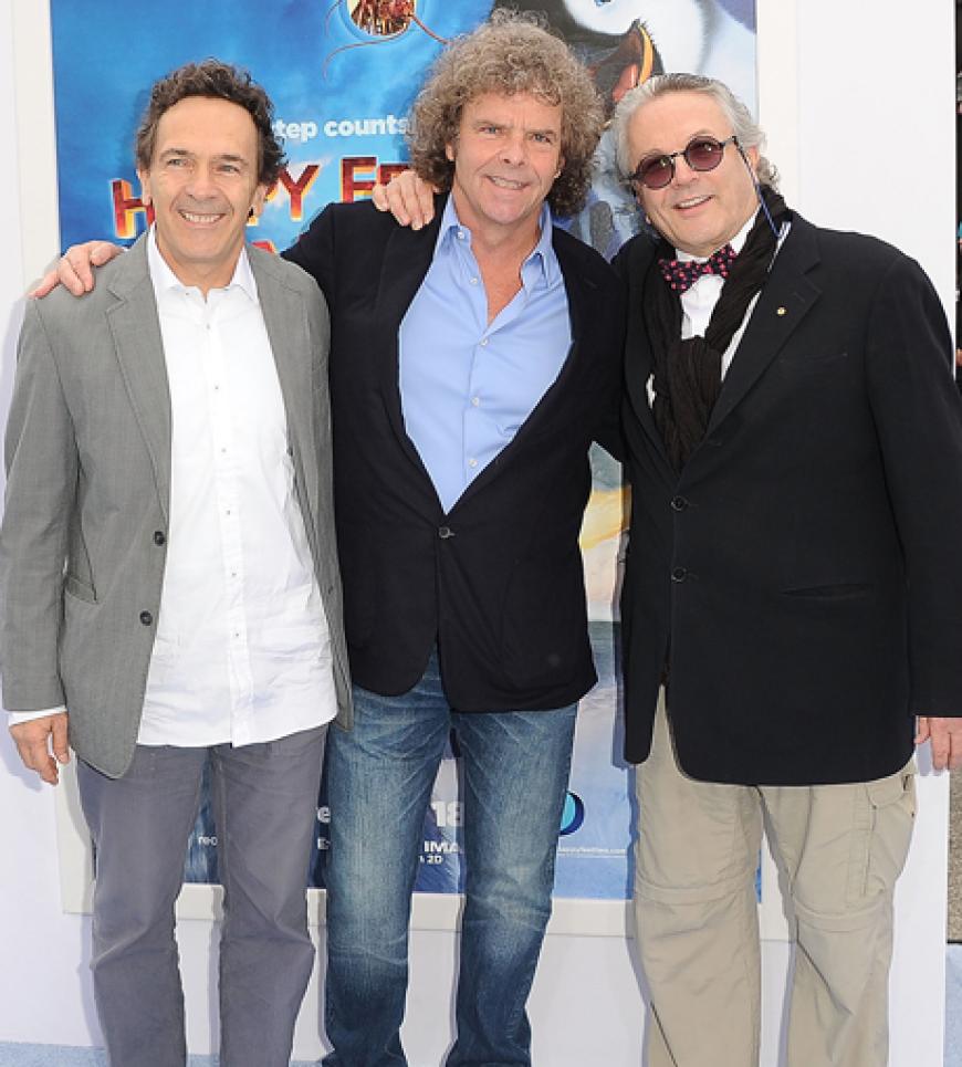 Bill Miller mit Doug Mitchell und George Miller