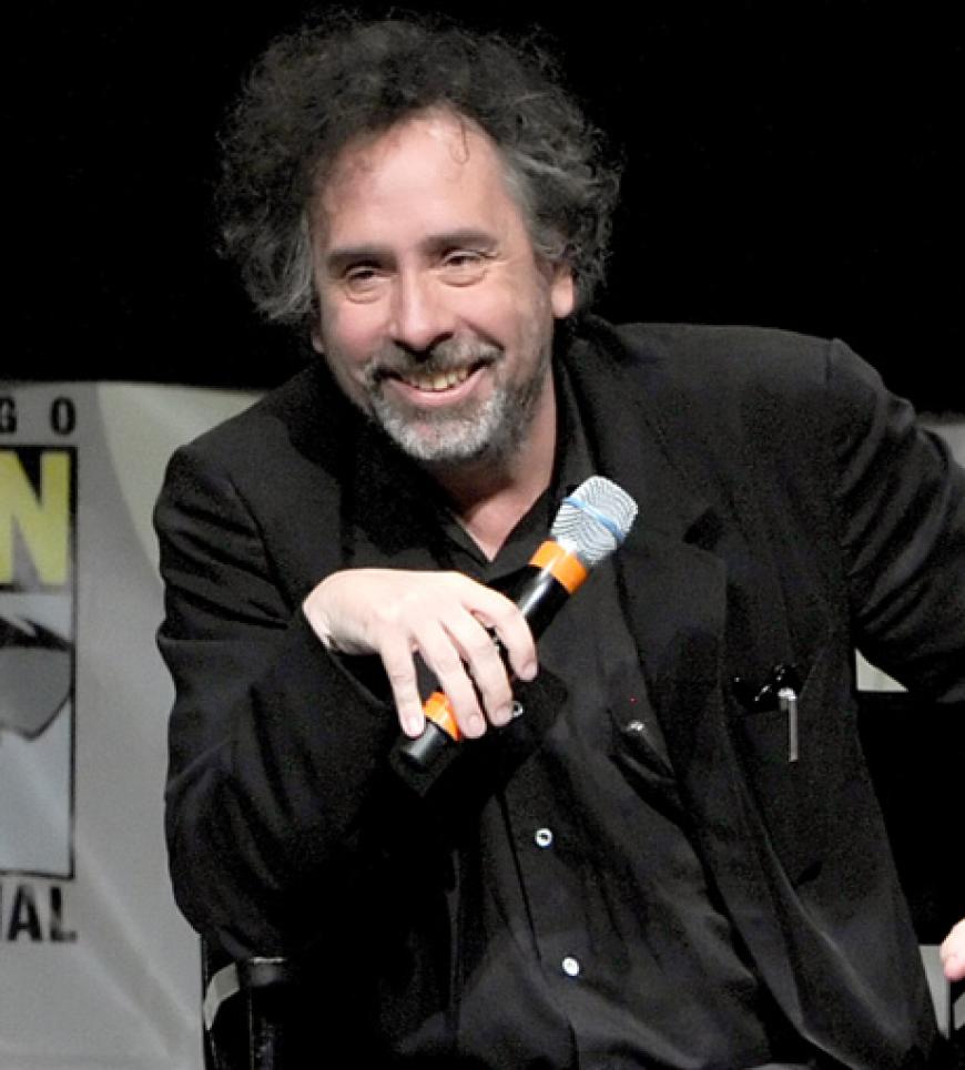 Regisseur Tim Burton bei der Presseveranstaltung von