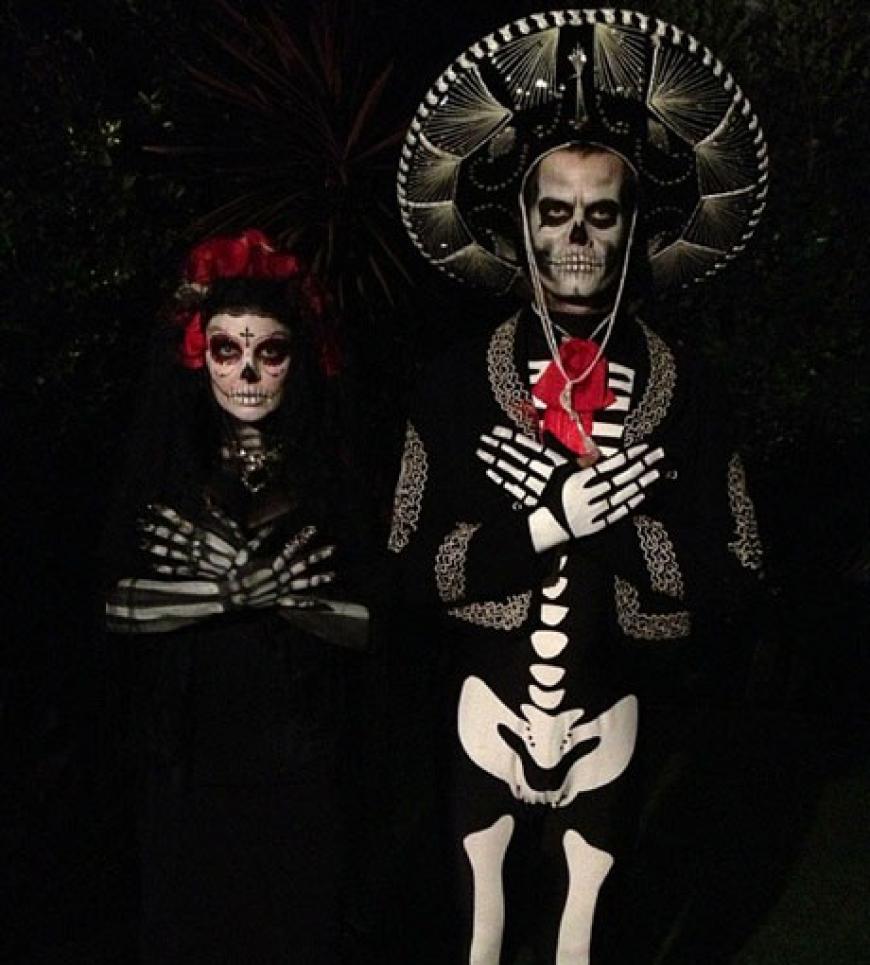 Grusel-Alarm! Diese beiden Superstars haben sich richtig Mühe bei ihrer Halloween-Verkleidung gegeben. Es sind: Fergie und Josh Duhamel