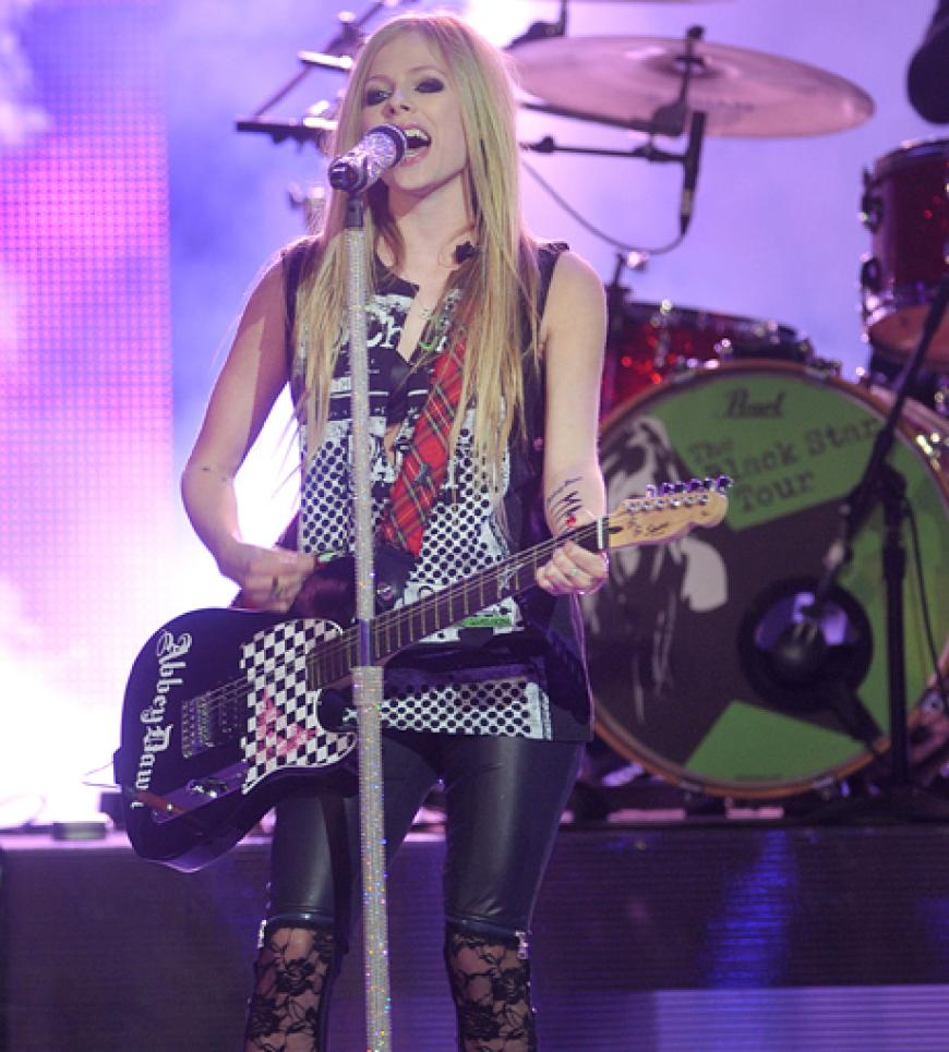 Heimspiel: Die kanadische Sängerin Avril Lavigne war nicht nominiert, sang aber für ihre Fans