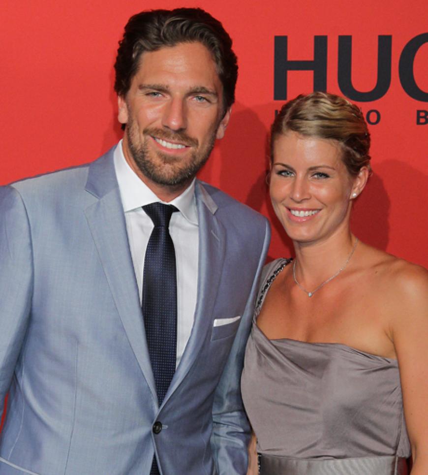 Henrik Lundqvist and Therese Andersson