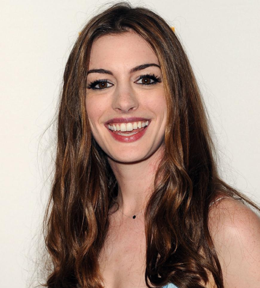 Nur eine kann so schön lächeln: Schauspielerin Anne Hathaway