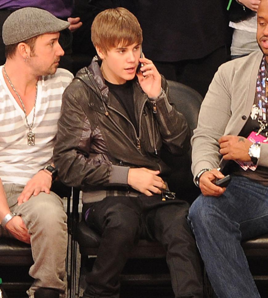 Der derzeit angesagteste Teenie-Schwarm war auch dabei: Justin Bieber