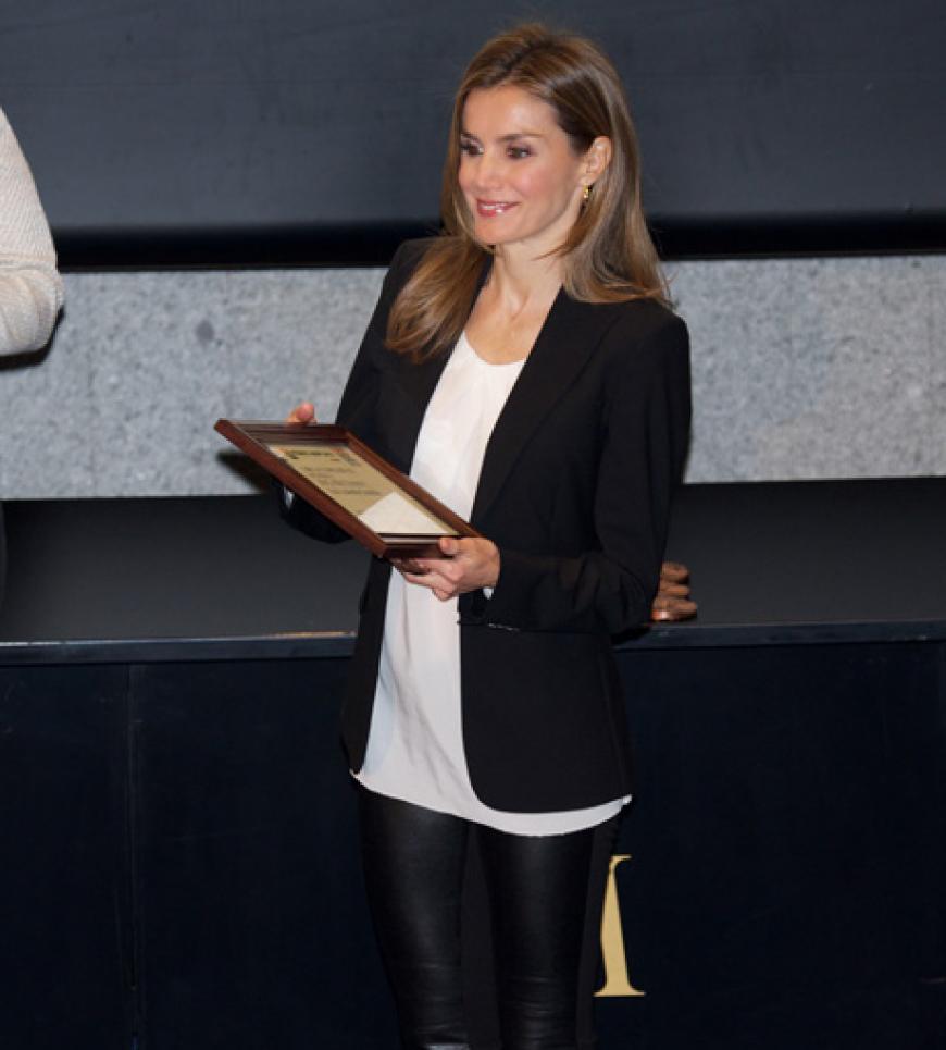 Letizia ist sonst - und auch am Rest des Körpers - immer superschlank