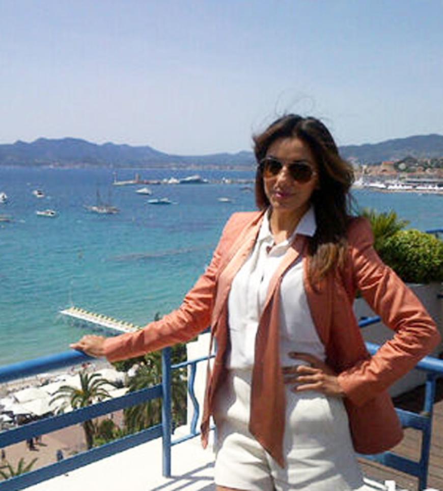 Sommer, Sonne, Sonnenschein: Eva Longoria genießt das Wetter