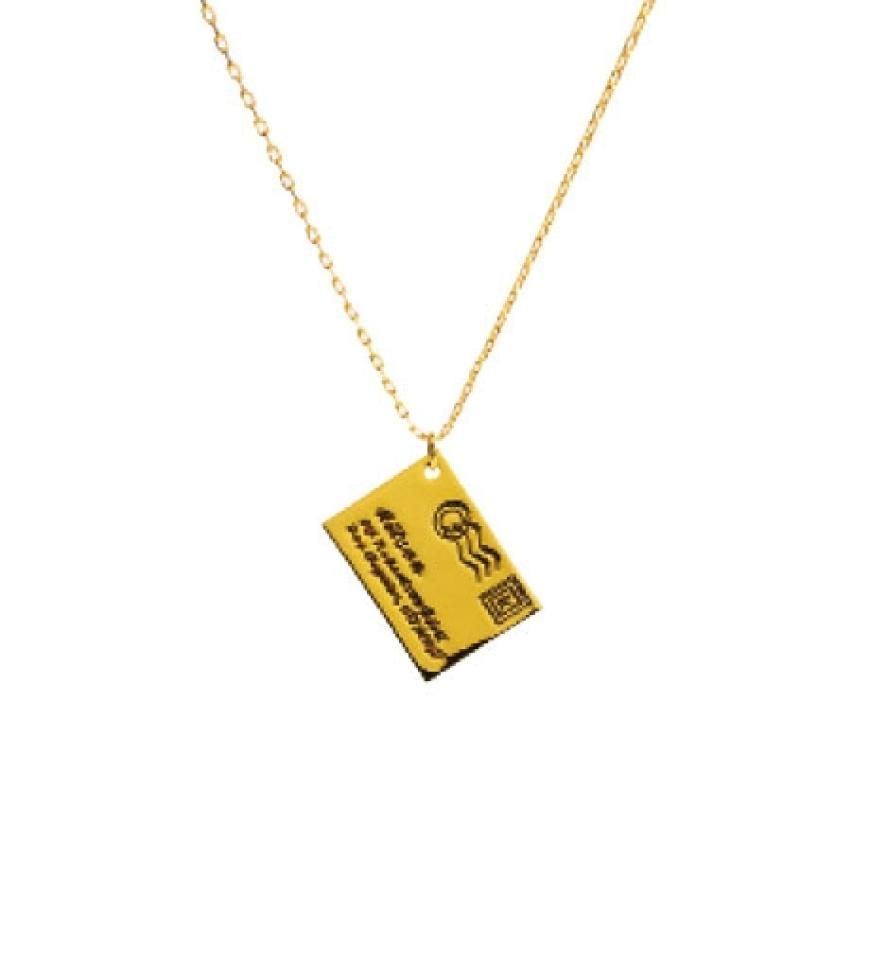 Mini-Postkarte von Asos, ca. 20 Euro
