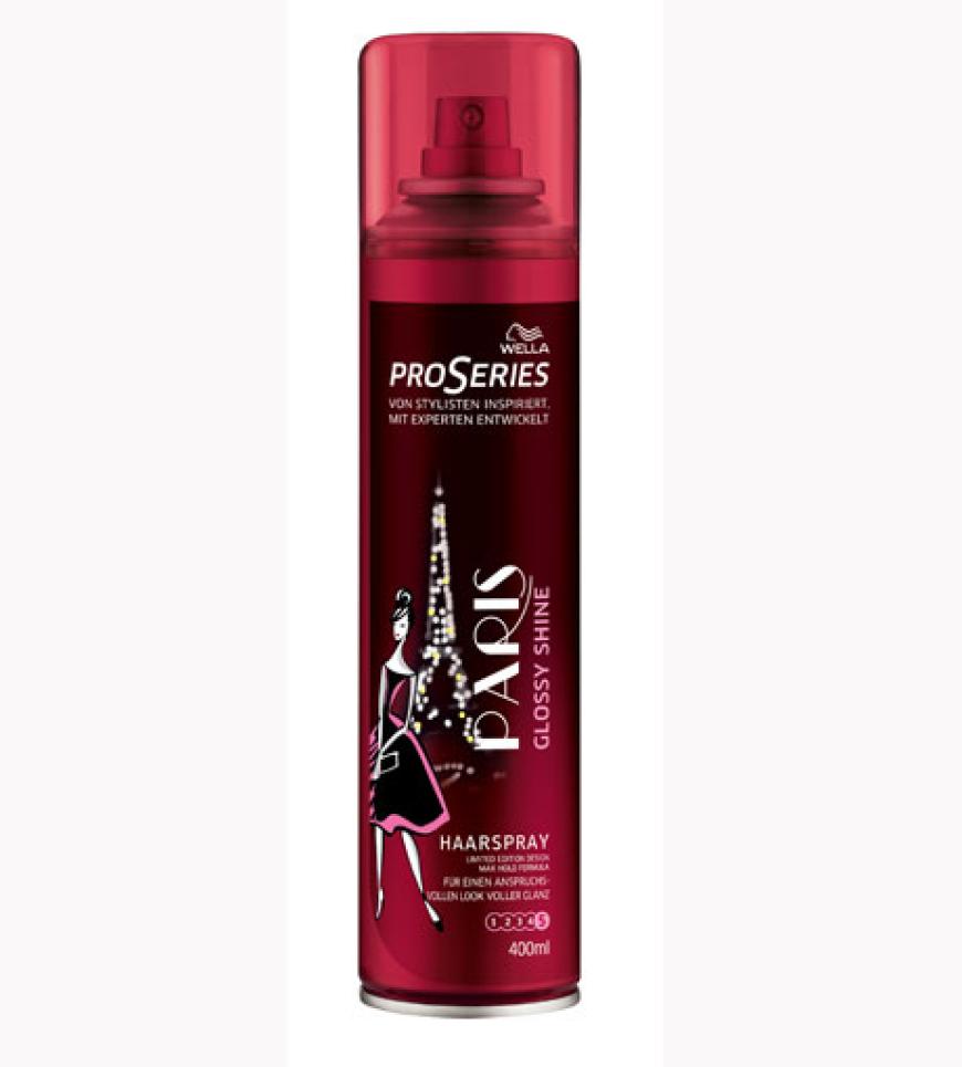 Um so glänzendes Haar zu bekommen wie die Schauspielerin, kann man ganz easy mit einem Glanzspray nachhelfen.