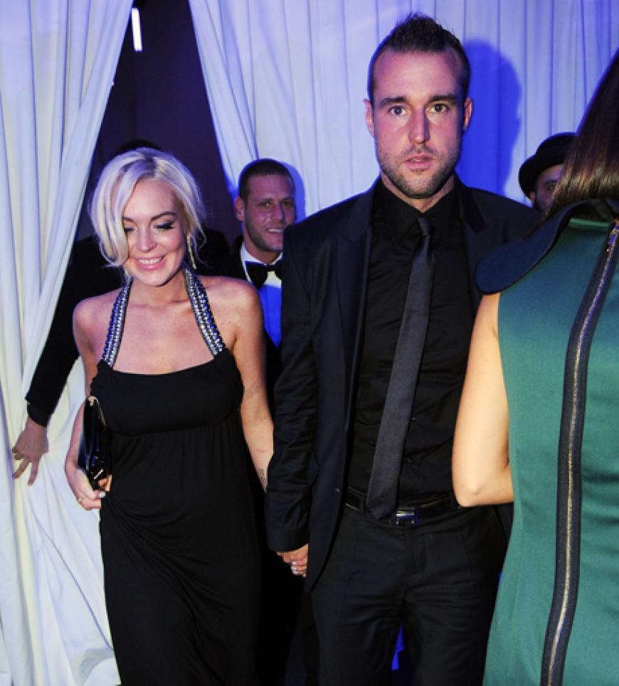 Der Designer und sein Model: Philipp Plein nahm seinen Schützling Lindsay Lohan an die Hand. Prompt entstanden natürlich Liebes-Gerüchte. Ob was dran ist?