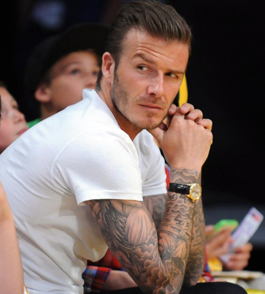 David Beckham ist ein echter Basketball-Fan!