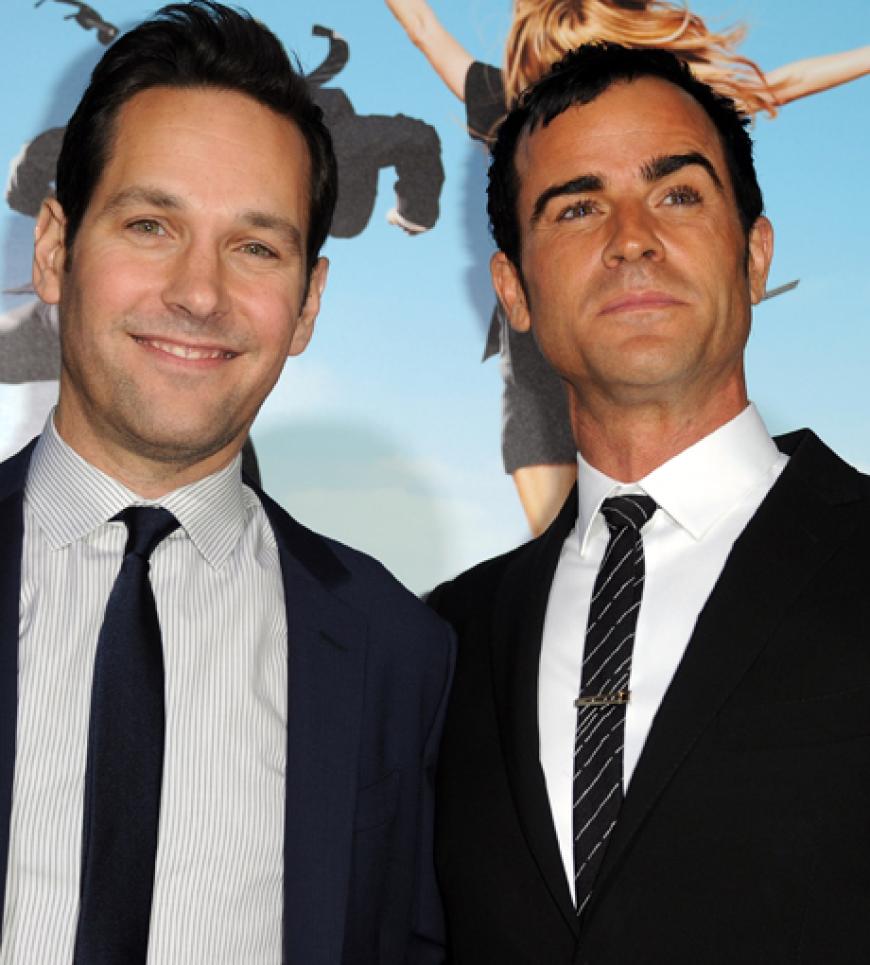 Dafür musste deren Filmkollege Paul Rudd für ein gemeinsames Bild her halten