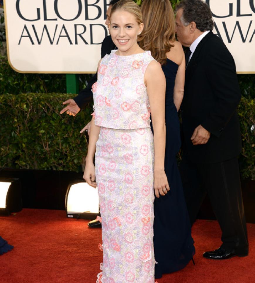 Sienna Miller in Erdem - und ohne MakeUp?