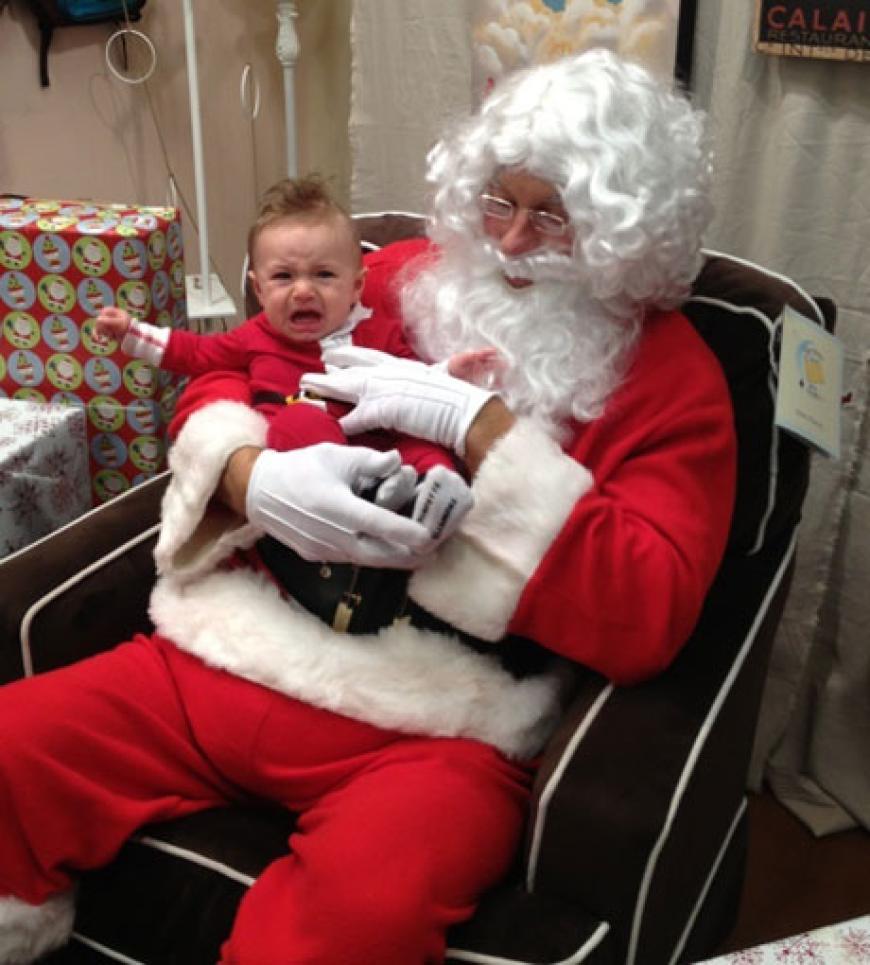 Camden, der Sohn von Kristin Cavallari, scheint den Weihnachtsmann nicht so gern zu mögen